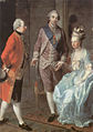 Arşidük Maximilian Franz (Avusturya), Louis XVI (Fransa) ve Marie Antoinette ile