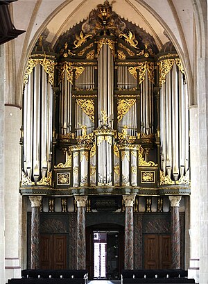 Organ in the Martinikerk at Groningen