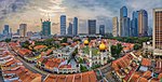 Masjid Sultan från ovan.