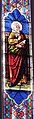Stained-glass depiction of Saint Matthew at St. Matthew's German Evangelical Lutheran Church in Charleston, South Carolina