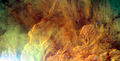 La nébuleuse en lumière visible captée par l'appareil ACS du télescope spatial Hubble.