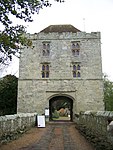 Barbican Tower and Bridge over the Moat at Michelham Priory