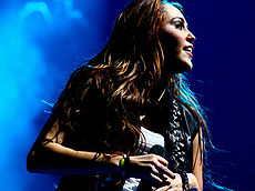 Cyrus performing "See You Again" on her Wonder World Tour Miley Cyrus during the Wonder World concert in Detroit 7.jpg