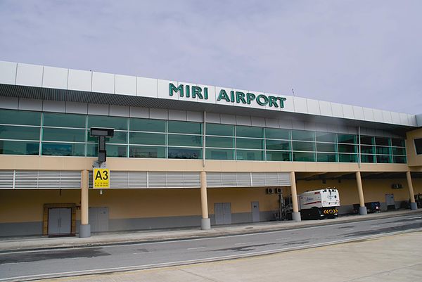 Airside view of Miri Airport.