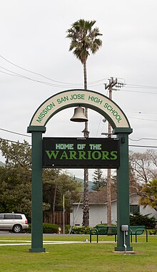 The marquee in front of Mission San Jose High School Mission San Jose High School April 2011.jpg