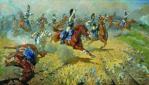 Атака Лейб-Кирасирского Ея величества полка. 1813 год