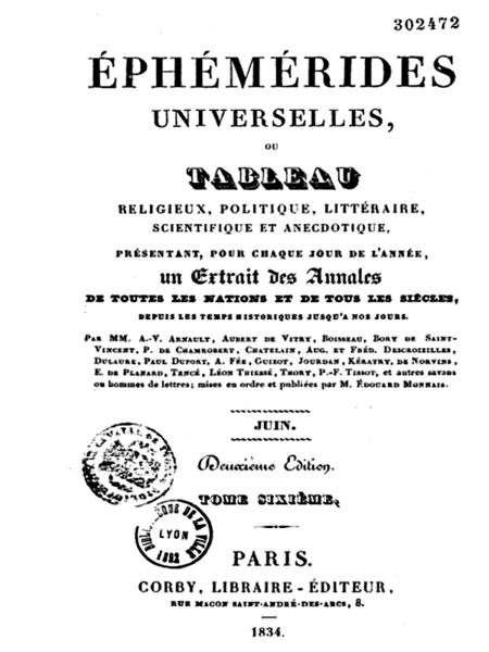 File:Monnais.- Éphémérides universelles, 1834.png