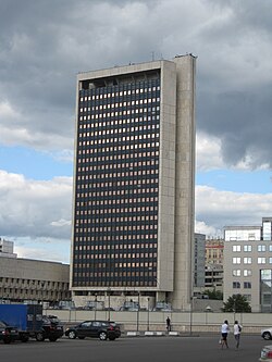 Roskosmosin pääkonttori Shchepkina-kadulla