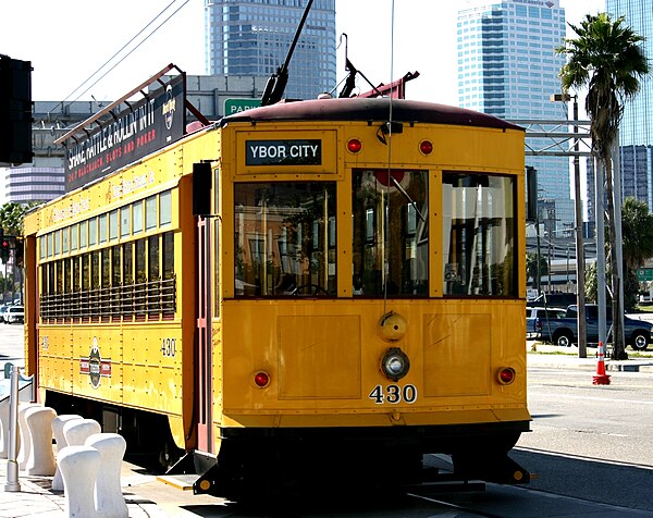 Replica of a Birney Safety Car in Tampa