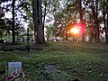 English: Evangelical cemetery in Nawiady Polski: Cmentarz ewangelicko-augsburski z początku XIX wieku w Nawiadach