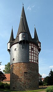 Der Junker-Hansen-Turm, das Wahrzeichen der Stadt