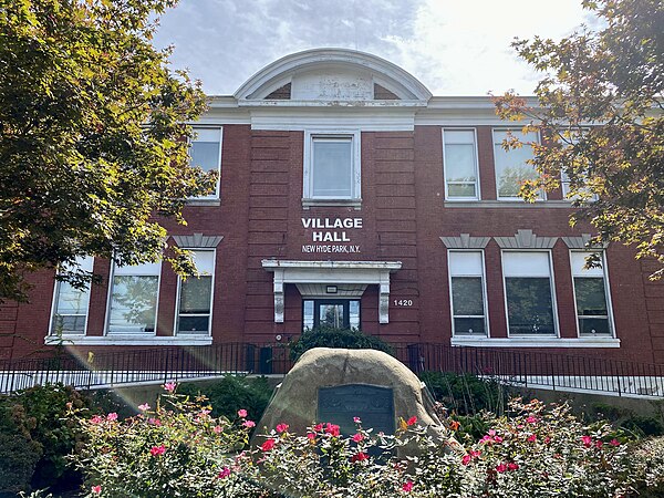 New Hyde Park Village Hall on October 2, 2021.