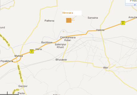 Location of Newara