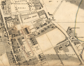 Northern Newington from Robert Kirkwood's map of 1817