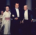 Il re emerito Edoardo VIII e il presidente degli Stati Uniti Richard Nixon in frac, 1970.