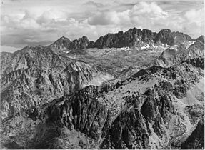 North Palisade from Windy Point (1936)