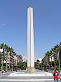 Estatua de la Caridad monumento levantado en la Rambla en homenaje a las víctimas de las inundaciones de finales del siglo XIX.