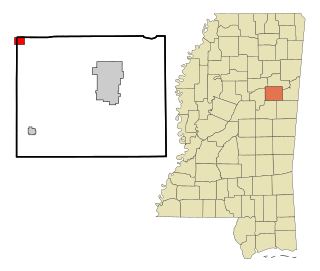 <span class="mw-page-title-main">Maben, Mississippi</span> Town in Mississippi, United States