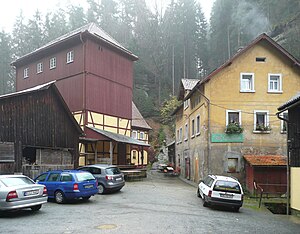 Die Buschmühle im Kirnitzschtal (Aufnahme 2008)