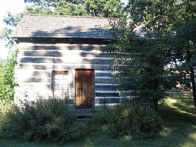 The Caspar Ott Cabin, built in 1837, is the oldest structure in Lake County.
