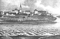 Suomi: Oulu vuonna 1840 English: Uleåborg år 1840 English: Oulu in 1840 Español: Dibujo de la ciudad de Oulu hecho en 1840. Esperanto: Oulu jare 1840