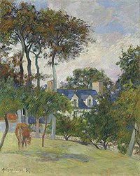 PAUL GAUGUIN 1848 - 1903 LA MAISON BLANCHE.jpg