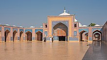 Shah Jahan Mosque, Thatta was patronized by the Mughal Emperor Shah Jahan. PK Thatta asv2020-02 img01 Shah Jahan Mosque.jpg