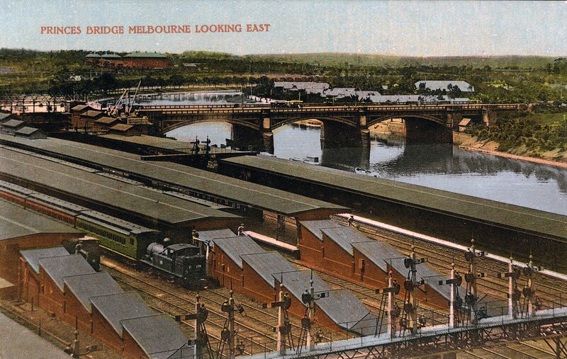 File:PRINCES BRIDGE MELBOURNE LOOKING EAST.tif