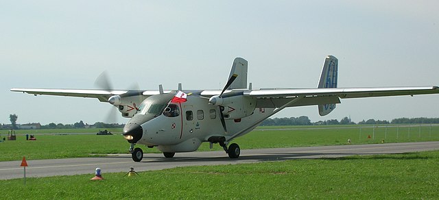 PZL M-28B Bryza 1R of the Polish Navy, currently produced by PZL Mielec