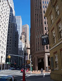 30 Broad Street in the center of the picture behind the streetlamp Pearl and Broad - panoramio.jpg