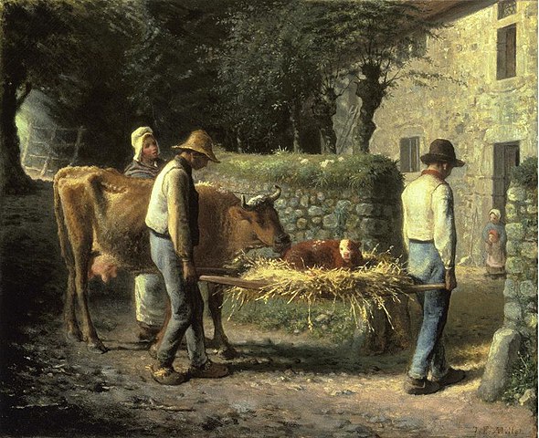 ファイル:Peasants Bringing Home a Calf Born in the Fields, Jean