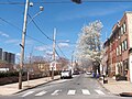 Aspen Street, Fairmount, Philadelphia, PA 19130, looking east, 2200 block