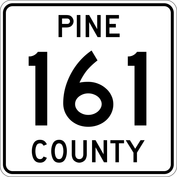 File:Pine County Route 161 MN.svg