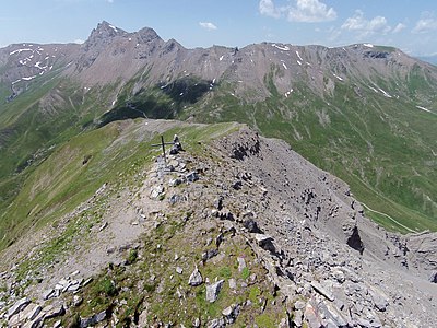 Luftbild vom Piz Toissa