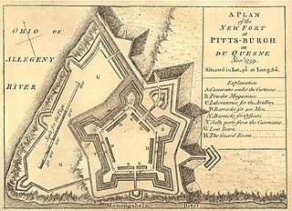 <span class="mw-page-title-main">Fort Pitt (Pennsylvania)</span> Historic British fort in present-day Pittsburgh, PA, USA during the Seven Years War