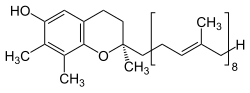 Strukturformel von Plastochromanol 8