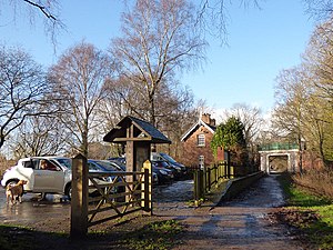 Platform of the former Whitegate station (geograph 5639785).jpg