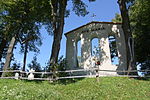 English: Old church in Polana. Polski: Miejsce po starym kościele we wsi Polana.