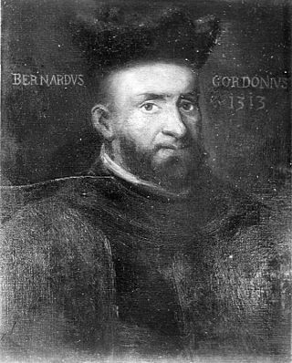 <span class="mw-page-title-main">Bernard de Gordon</span> French doctor and professor of medicine