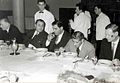 Prof. Haddara at a dinner held by the UNESCO's Director-General Rene Maheu (on his right) in Beirut. 01-02-1960 — in Beirut, Beyrouth..jpg