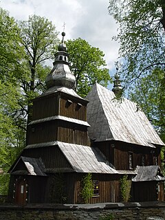 Przydonica Village in Lesser Poland, Poland