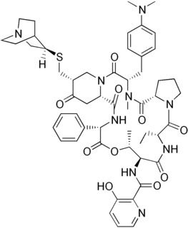 Quinupristin/dalfopristin chemical compound