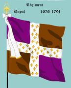 Drapeau d'Ordonnance du régiment Royal