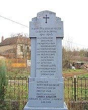 Monumentul eroilor din Alecuș din al Doilea Război Mondial