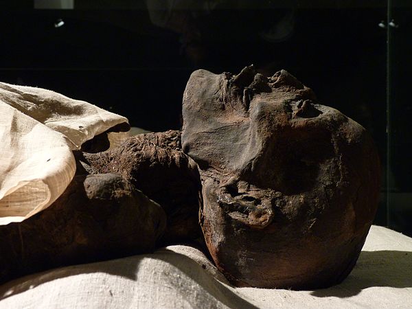 A mummified man likely to be Ramesses I