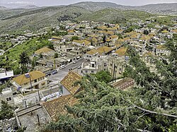 Rashaya gezien vanaf de citadel