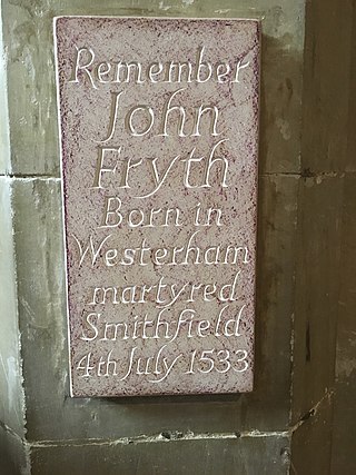 <span class="mw-page-title-main">John Frith (martyr)</span> English Protestant priest, writer, and martyr