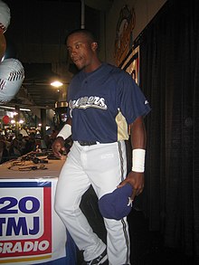 RICKIE WEEKS SIGNED 8X10 BREWERS PHOTO #2