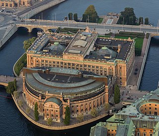<span class="mw-page-title-main">Parliament House, Stockholm</span> Legislative meeting place, Sweden