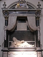 Tomb of Major General Thomas Savage, 3rd Earl Rivers in the Savage chapel Rivers Memorial St Michaels Macclesfield Cheshire UK.jpg